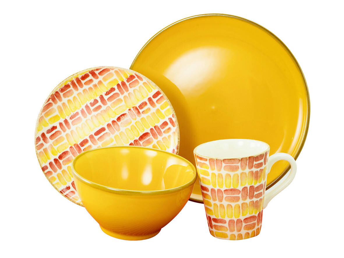 

Комбинированный сервиз 16 шт Creatable, мультиколор
