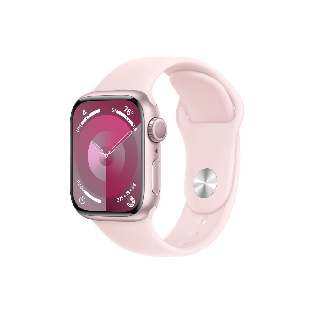 

Умные часы Apple Watch Series 9 (GPS), 41мм, Pink Aluminum Case/Pink Sport Band - S/M, Розовый, Умные часы Apple Watch Series 9 (GPS), 41мм, Pink Aluminum Case/Pink Sport Band - S/M