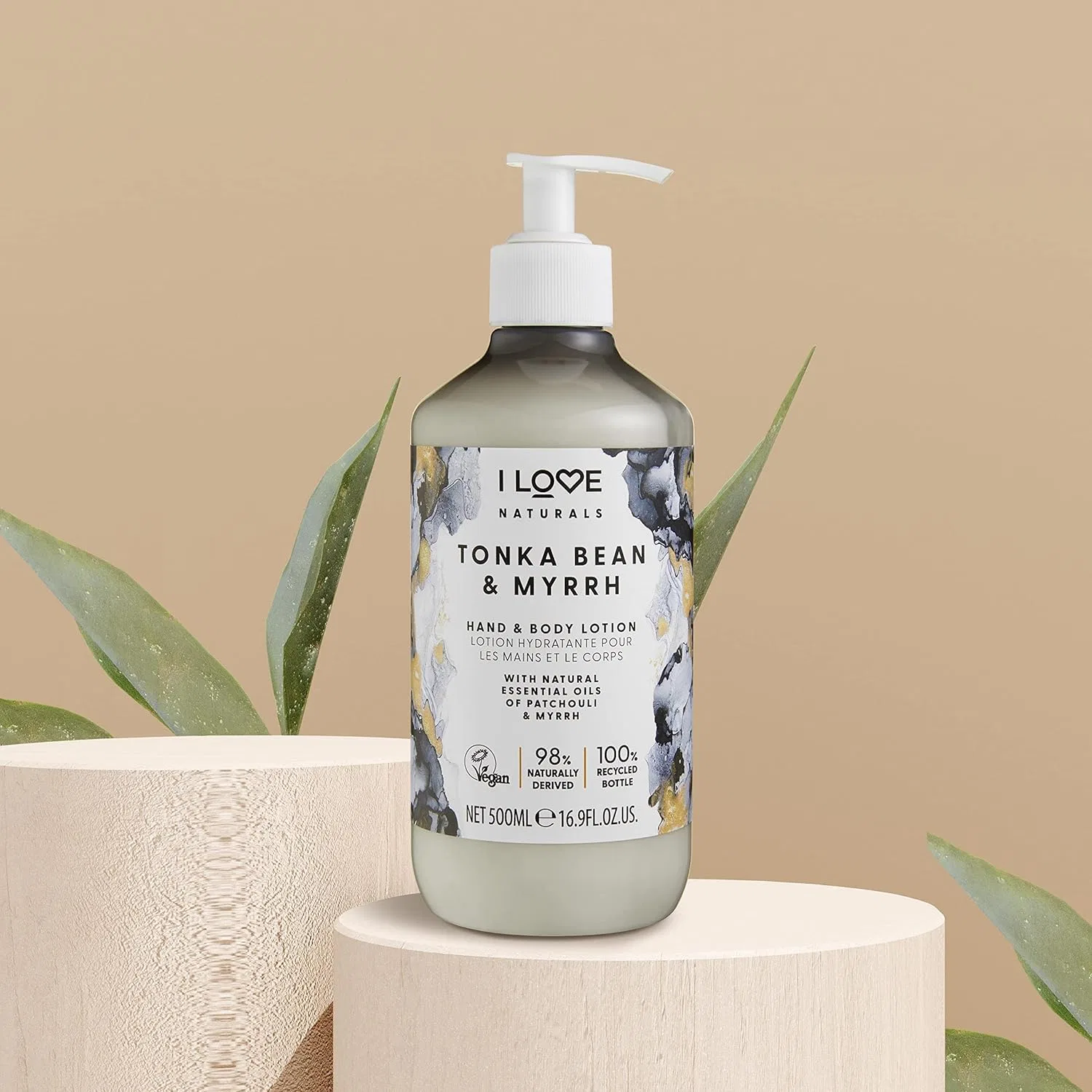 Лосьон для рук и тела Tonka Bean & Myrrh, I LOVE, 3 x 500 мл, 1500 мл — фото 2