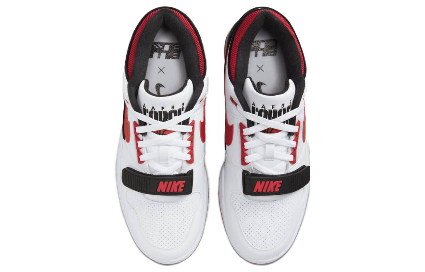 Кроссовки Nike Billie Eilish x Air Alpha Force 88 SP 'Fire Red', белый/мультиколор — фото 4