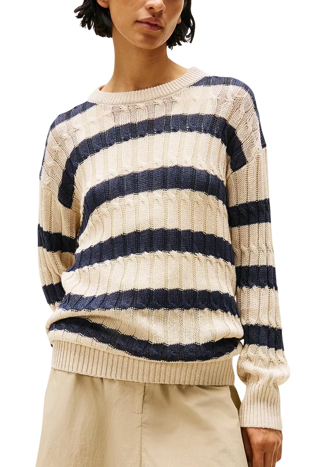 Женский свитер с длинным рукавом Tommy Hilfiger, Beige