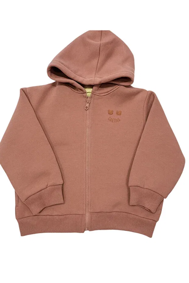 Детские свитшот для девочек хлопковый Midu & Fun, Dried Rose — фото 2