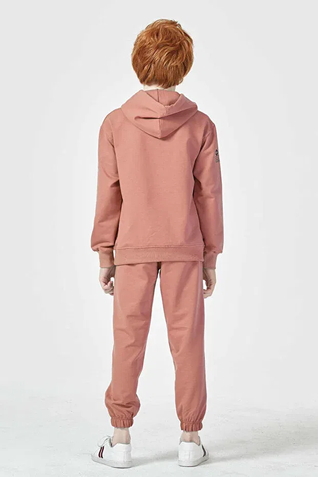 Детский спортивный костюм для мальчиков с принтом Black One, Rose Dry — фото 4