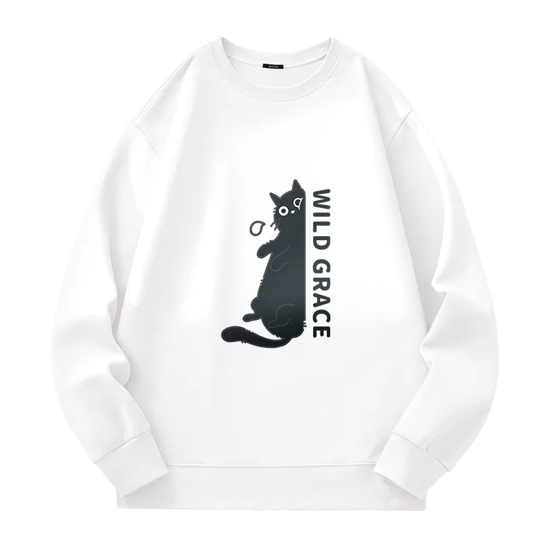 Детское худи MINISO, Heather Gray Ma Black Cat Warm Tone — фото 3