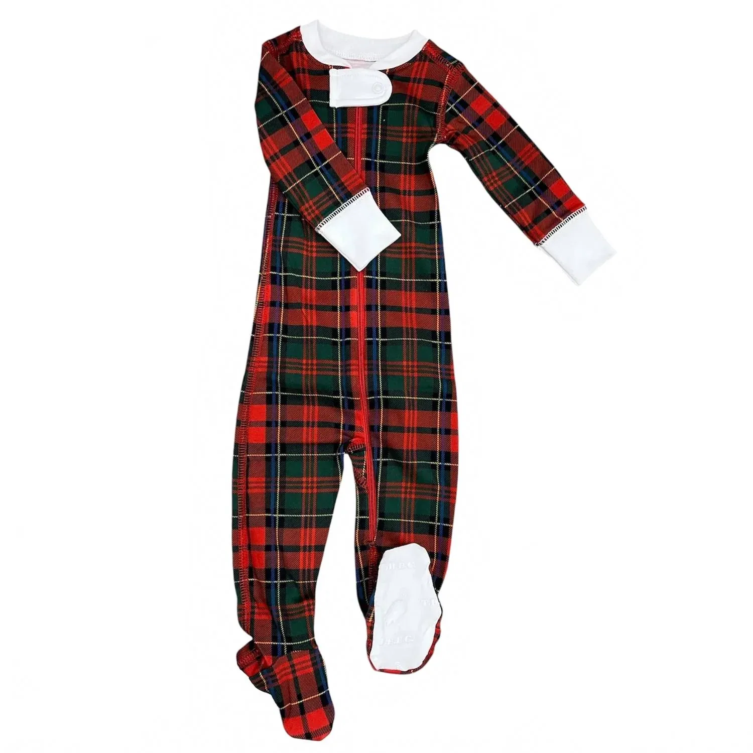 Детский комбинезон-слип с принтом Knox's Night Night The Beaufort Bonnet Company, Paces Mill Plaid