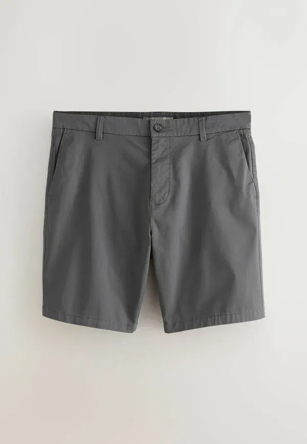 Шорты хлопковые Regular fit - stretch chino shorts 3 pack Next Ink Charcoal, черный/синий — фото 3