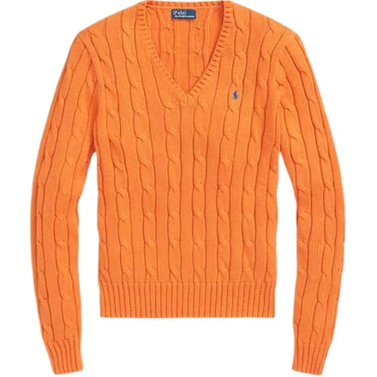 Женский свитер с длинным рукавом Orange Red Polo Ralph Lauren, Orange Red