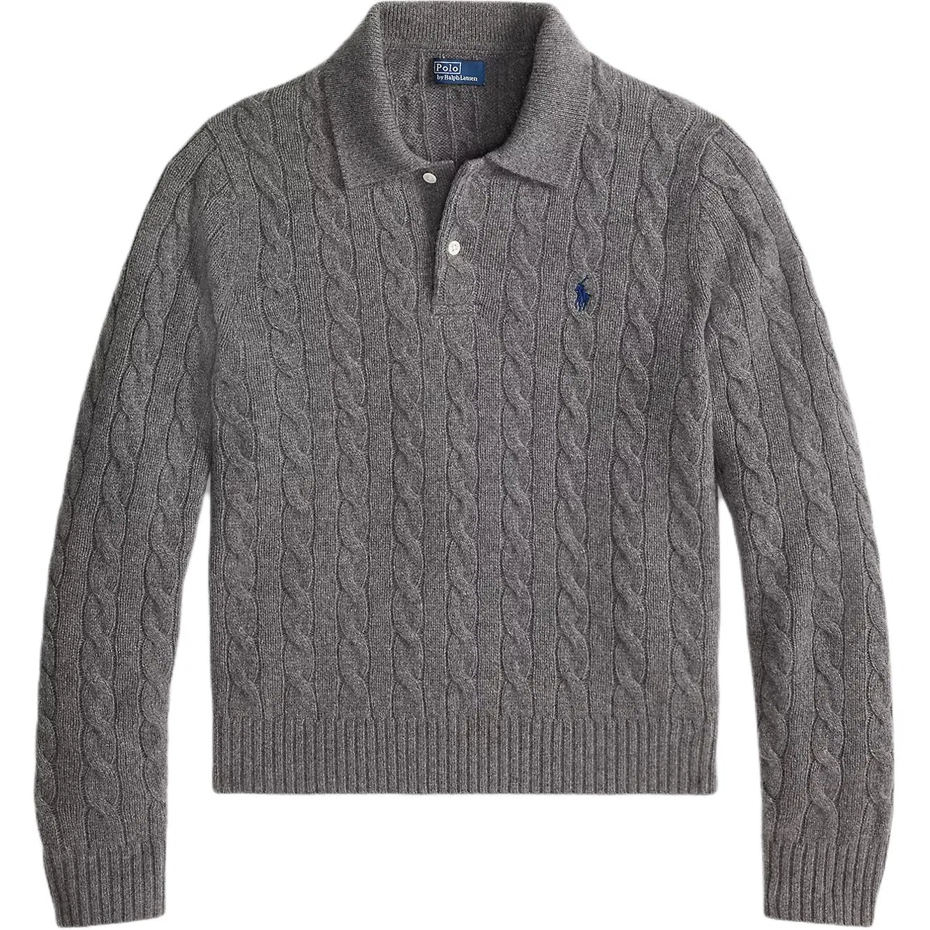 Женский свитер стандартный Flannel Gray Heather Polo Ralph Lauren, Flannel Gray Heather — фото 4