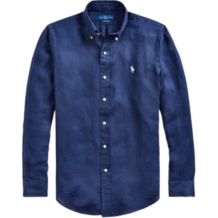 Мужская рубашка поло с коротким рукавом Polo Ralph Lauren, Marine Blue