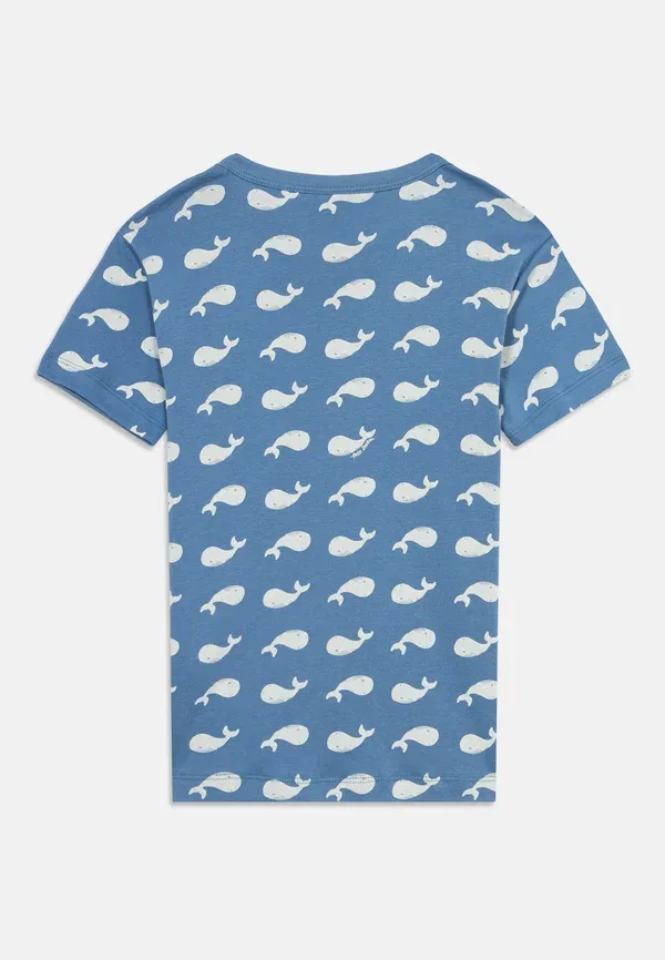 Футболки комплект 2 шт звери Tee 2 pack Petit Bateau blue, синий — фото 2