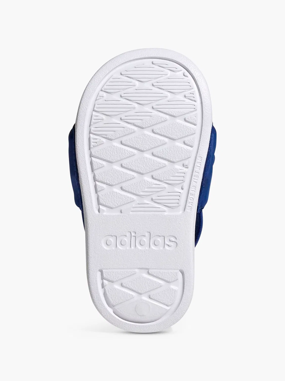 Детские сланцы с эластичной вставкой Adidas, синий — фото 4