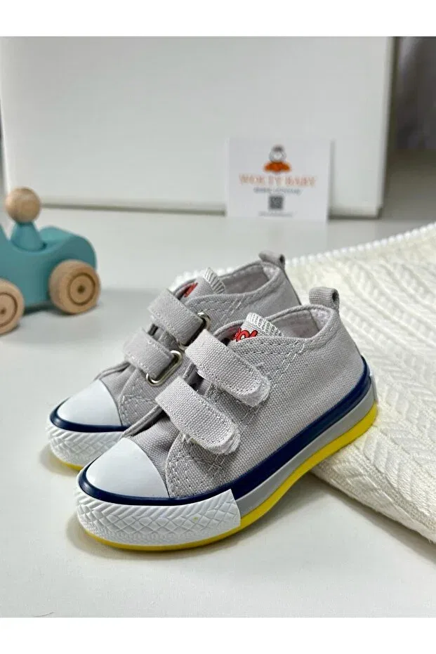 Детские повседневные туфли для девочек с коротким каблуком Woltybaby, Gray