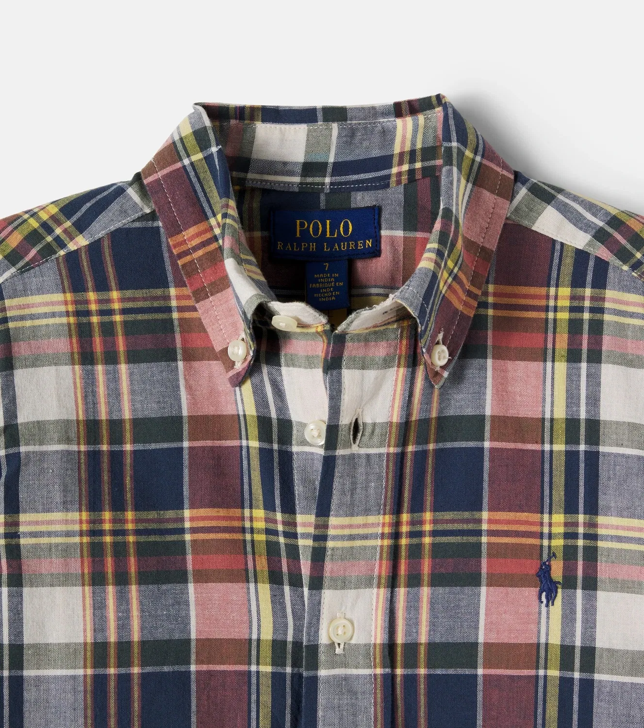 Рубашка в клетку Polo Ralph Lauren Kids, мультиколор — фото 4