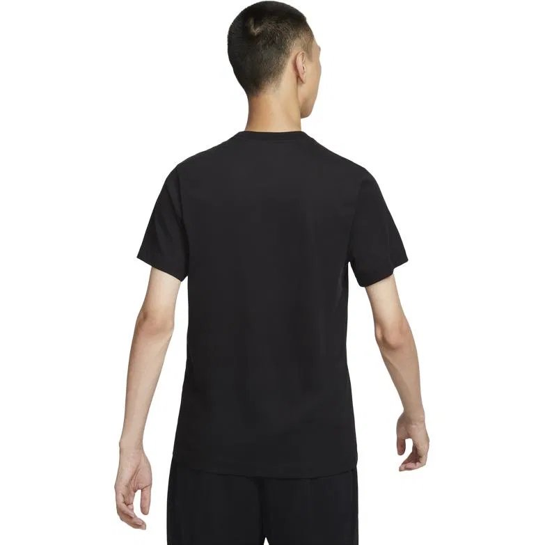 Мужская футболка с логотипом Nike Dri Fit Heritage, Black — фото 3