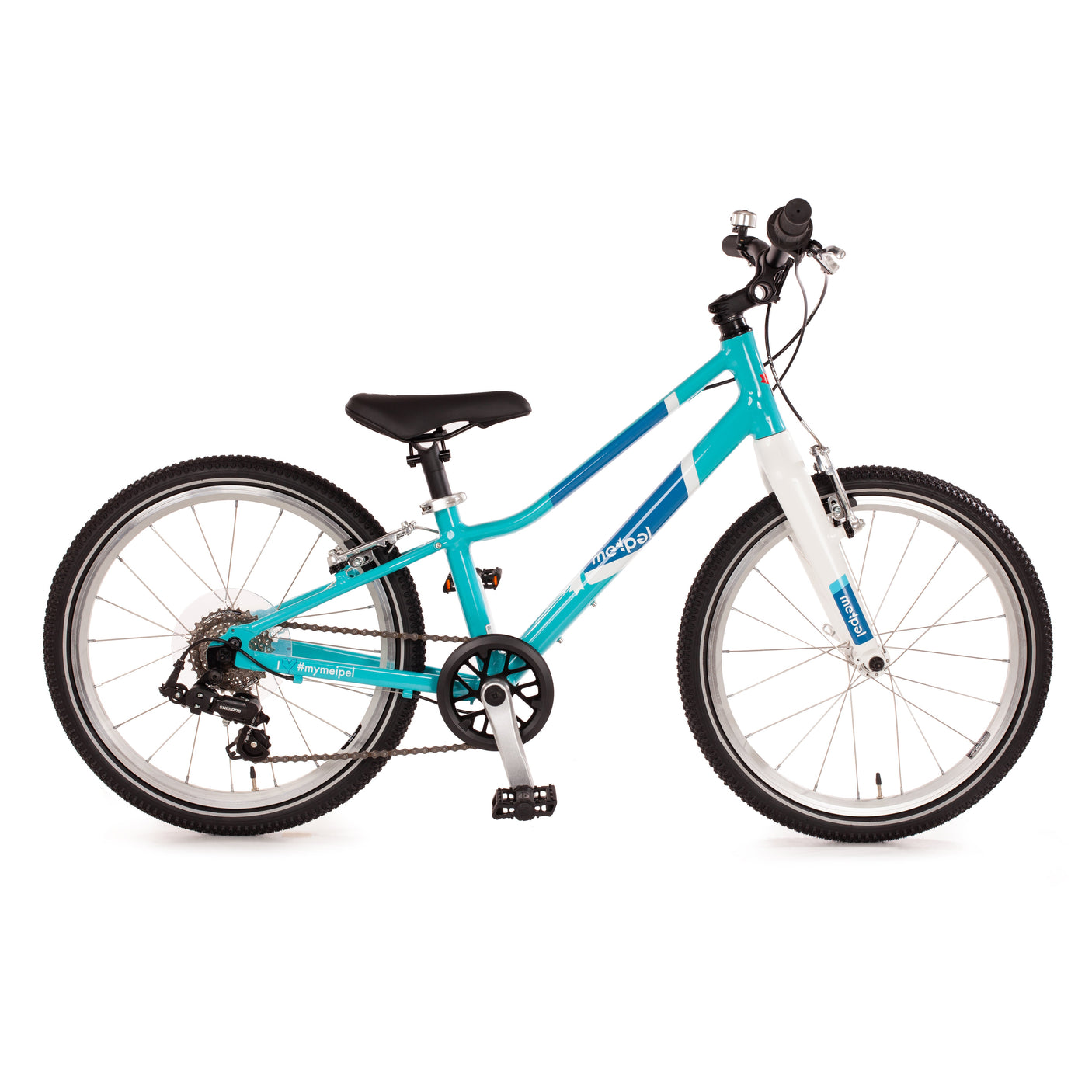 

Детский велосипед Meipel lite urban kid bike (2025) - 20 дюймов kinderfahrrad - aquablau/weiß