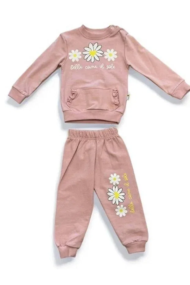 Детский комплект для девочек с принтом Daisy Zekids, Rose Dry