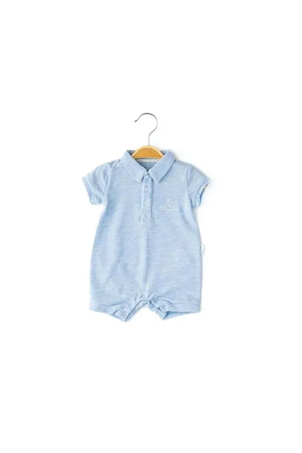 Детский комбинезон для мальчиков с коротким рукавом Babydola, Blue