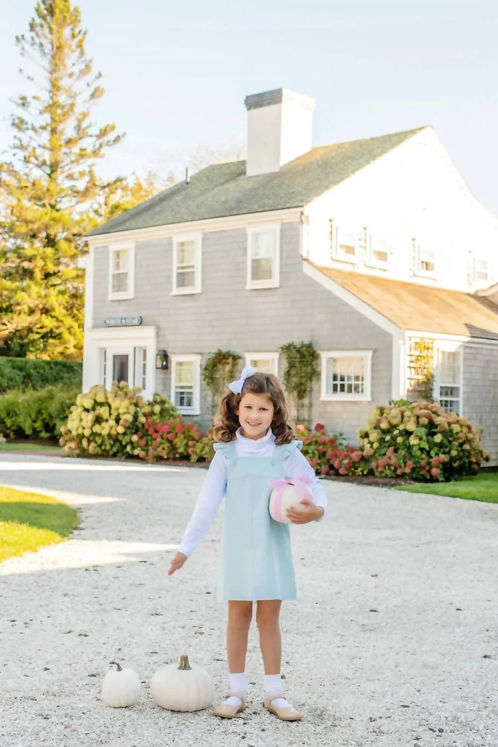 The Beaufort Bonnet Company Julia Corduroy Jumper In Buckhead Blue