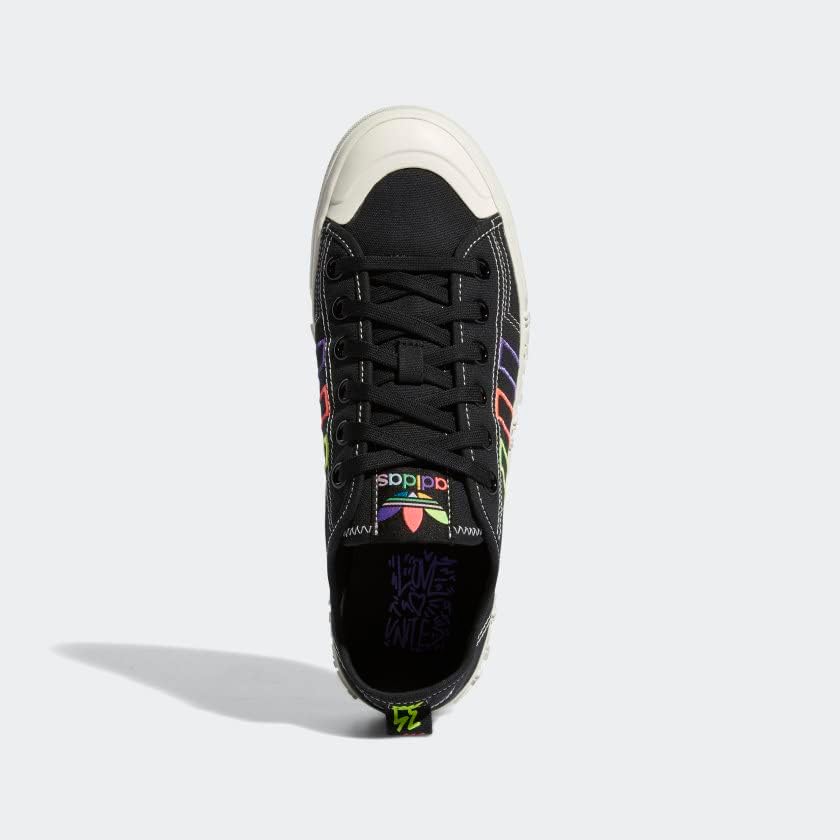 Мужские кроссовки Adidas Nizza Adidas Originals, черный/белый — фото 4