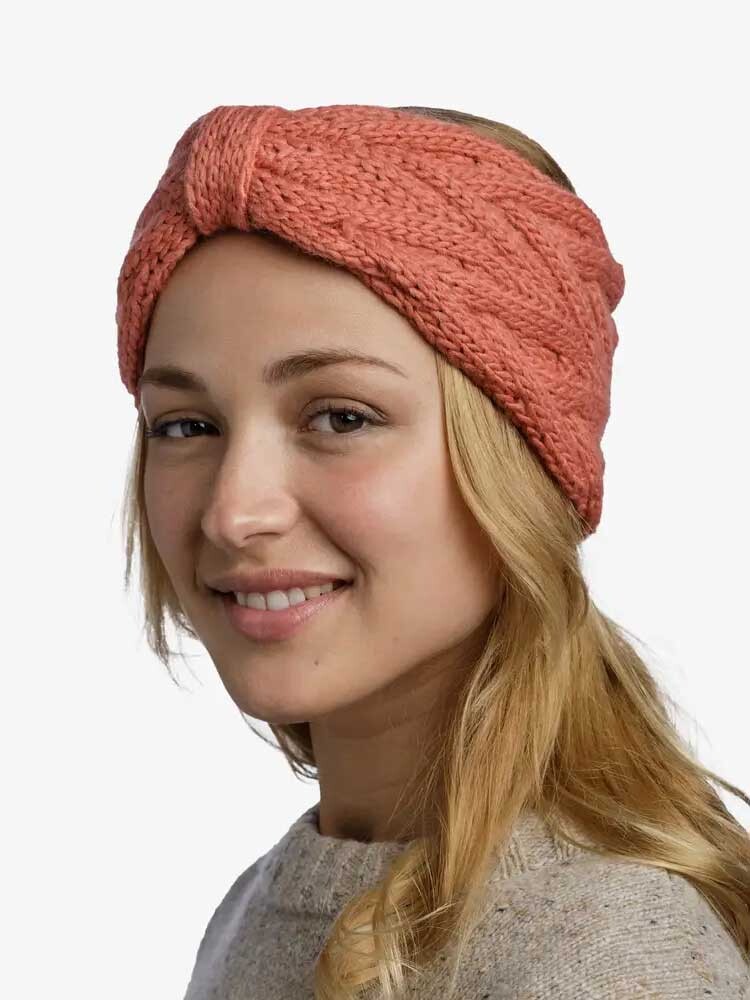 

Повязка на голову Buff Knitted Headband, красный