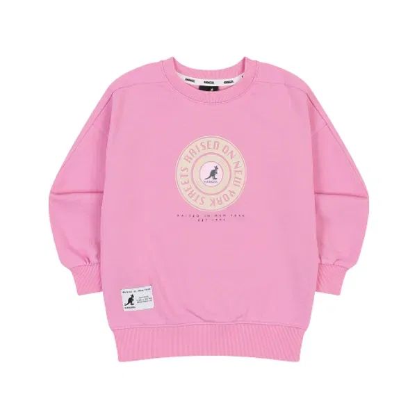 Свитшот с графическим принтом, ra 0206, Kangol Kids, розовый