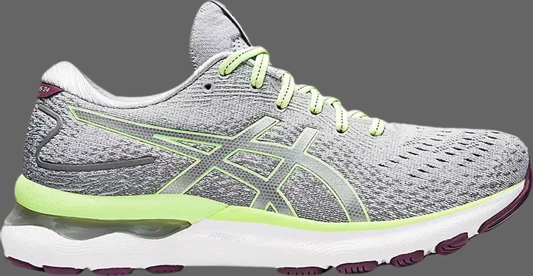 

Кроссовки wmns gel nimbus 24 'piedmont grey lime green' Asics, серый