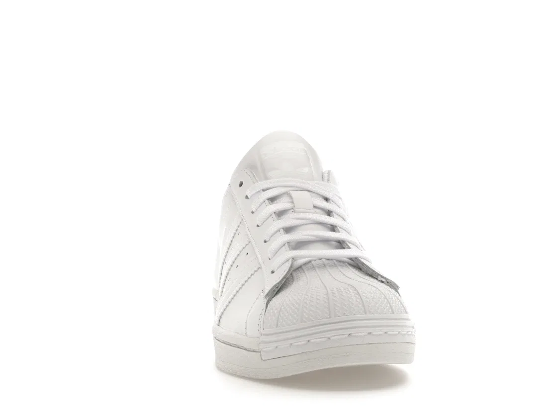 Детские кроссовки Lifestyle с ракушкой Adidas Superstar, Cloud White/Cloud White/Cloud White — фото 2