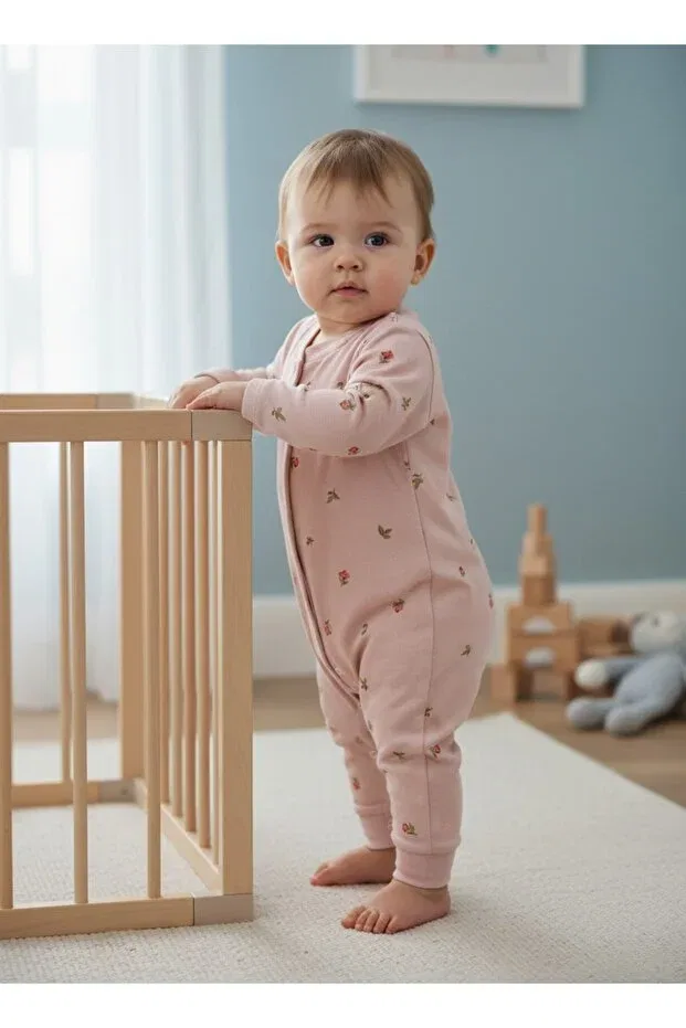 Детский комплект боди-комбинезонов с принтом 3-Piece baby romper set without booties Mou&Kou, Multicolor — фото 2