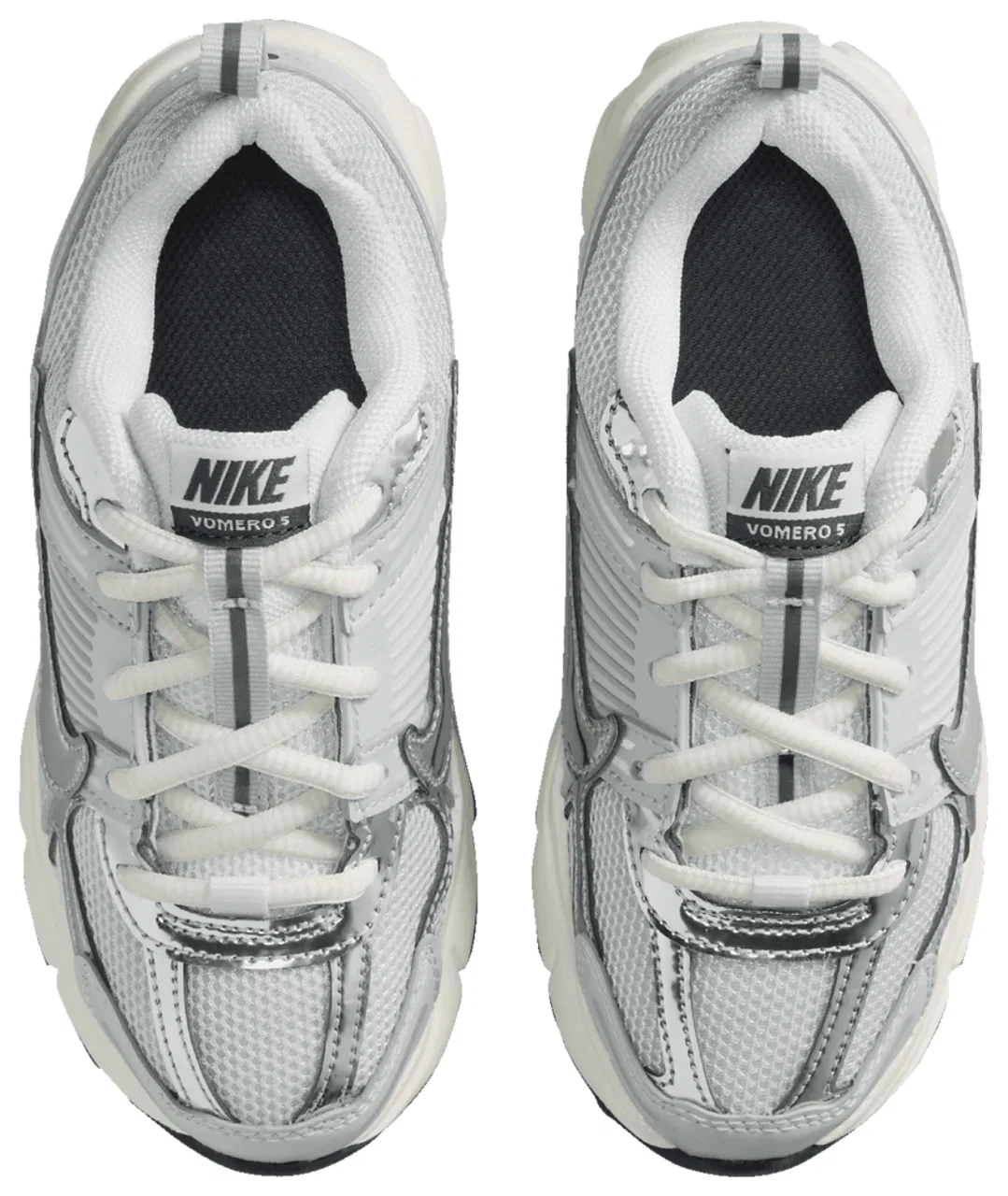 Кроссовки для мальчиков Vomero 5 Nike, цвет Gray/Silver/Black — фото 4