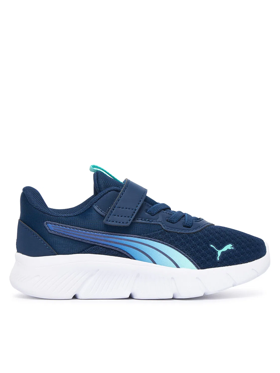 Кроссовки для мальчика Flex Focus Moder Blaze Fade AC+PS Puma, темно-синий