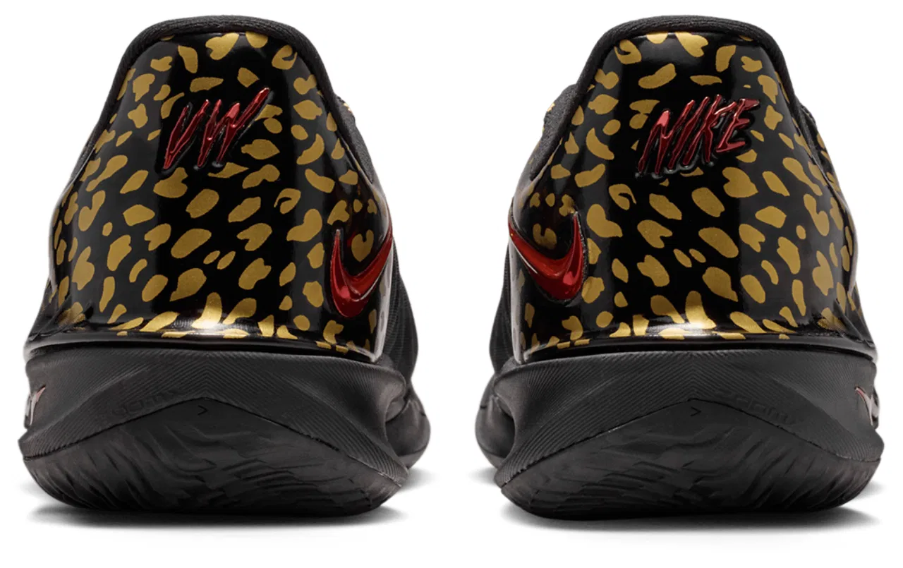 Детские кроссовки G.T. Cut 4 Nike, цвет Black/Bright Crimson/Metallic Gold — фото 3