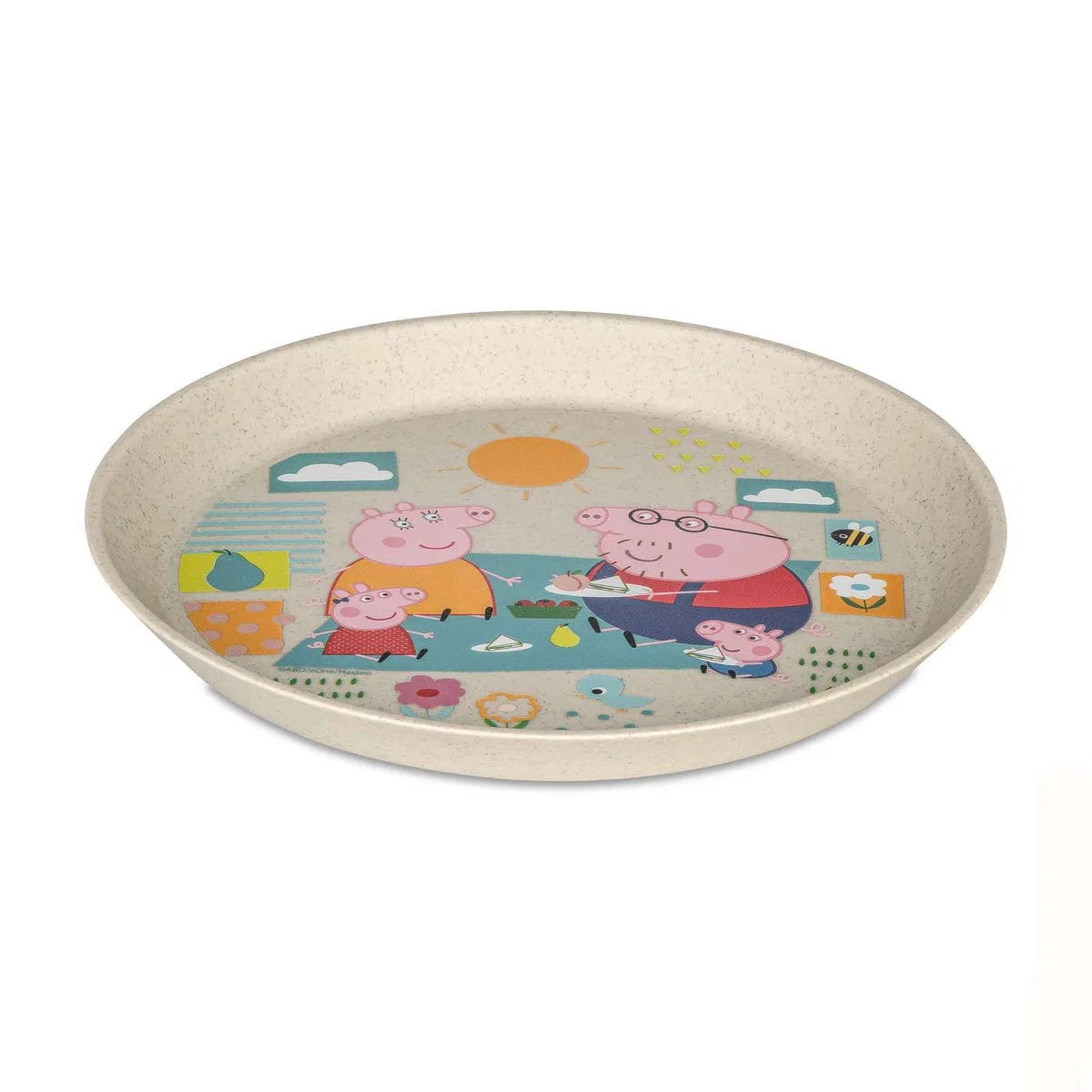 Edaxo Детская тарелка Peppa Pig, 20,5 см, TELLER, бежевый