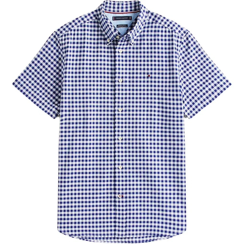 Мужская рубашка с отложным воротником Tommy Hilfiger, Marine Blue