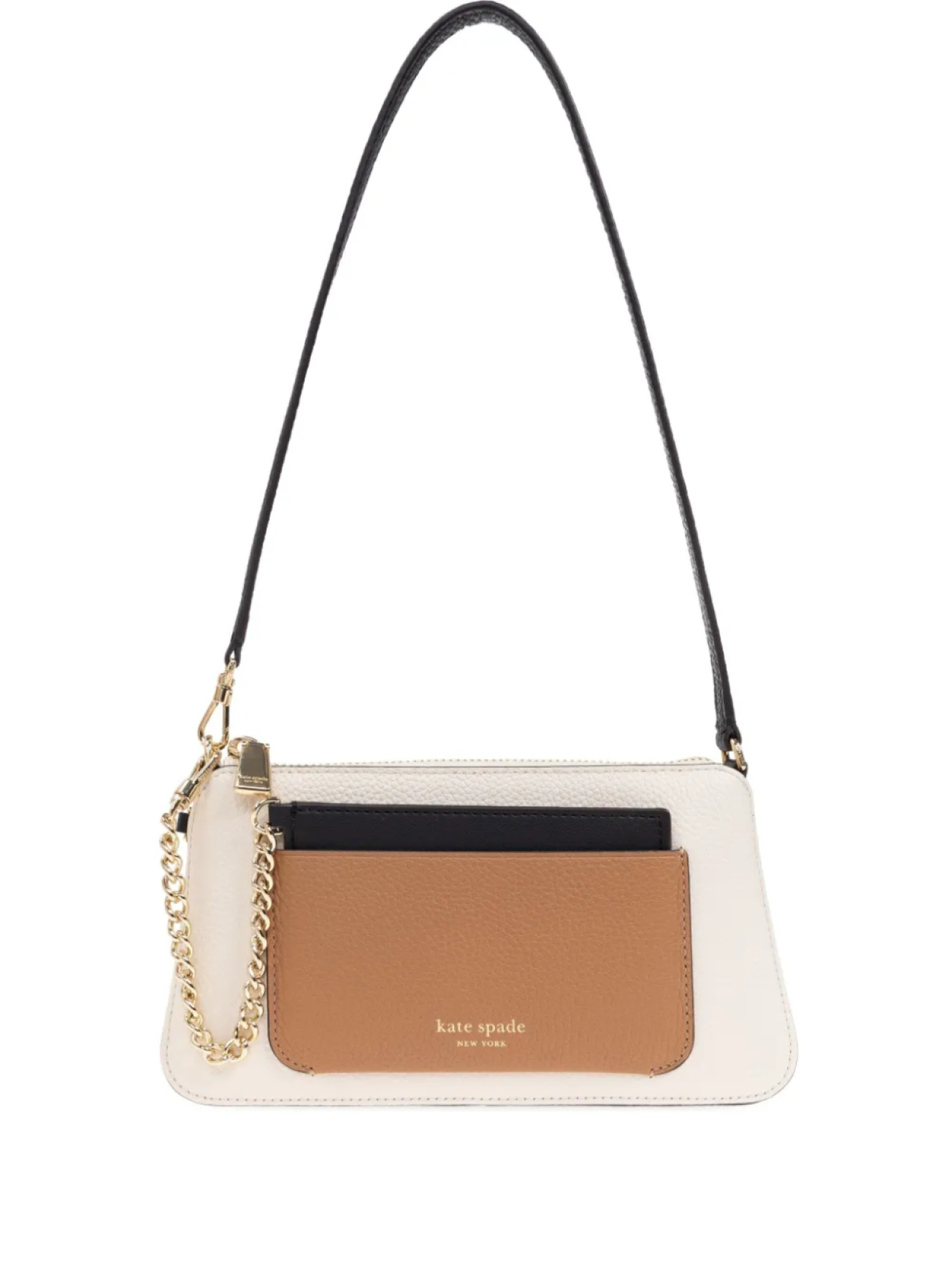 

Кожаная сумка через плечо Kate Spade, коричневый