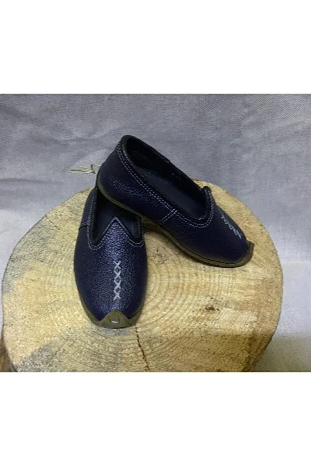 Детские эспадрильи для девочек без шнуровки Maras Market, Navy Blue — фото 2