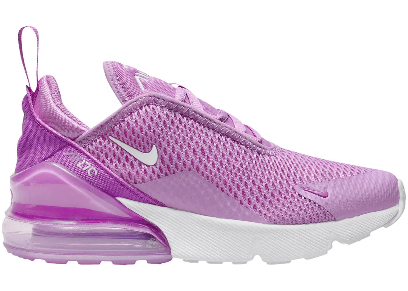 Детские кроссовки Nike Air Max 270 Rush Fuchsia, цвет Rush Fuchsia/Fuchsia Dream/White/White