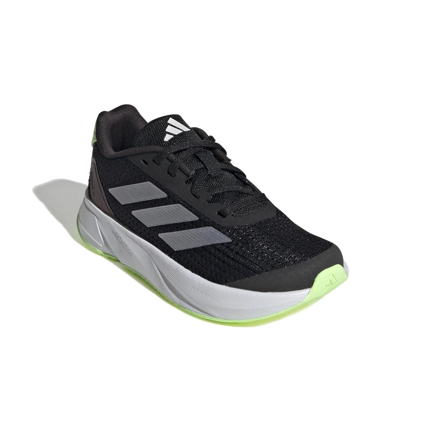 Детские кроссовки для мальчиков легкие Duramo SL Legacy Adidas, Black Zero Metallic Green Spark