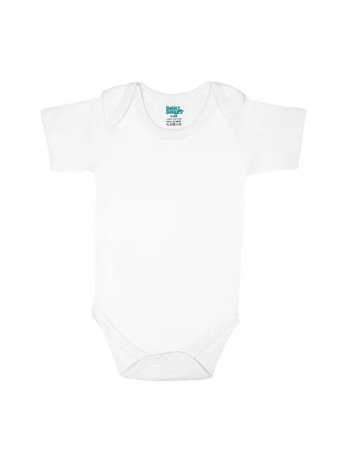 Боди-комбинезон с коротким рукавом, комплект из 6, Babies Basic, розовый — фото 4
