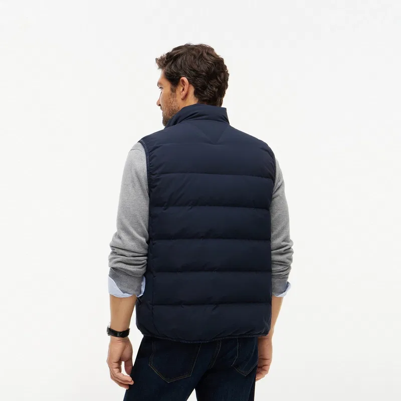 Мужской жилет утепленный с воротником-стойкой Other, Tommy Hilfiger, Navy Blue DW5 — фото 4
