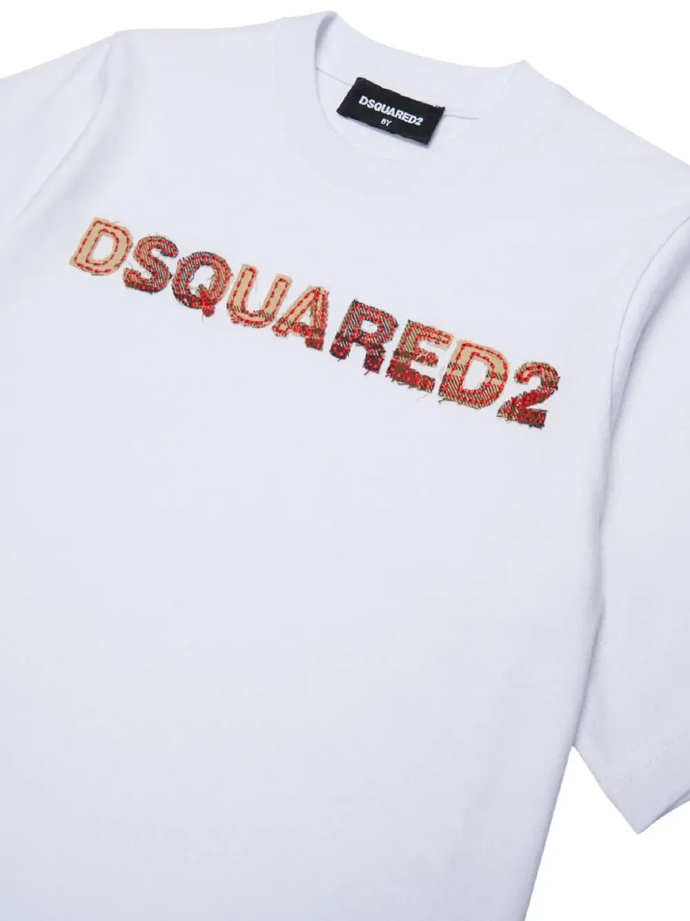 Футболка с логотипом-аппликацией DSQUARED2 KIDS, белый — фото 3