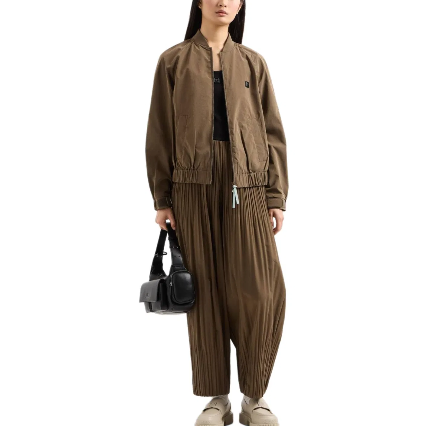 Куртка женская, Brown, EMPORIO ARMANI — фото 3