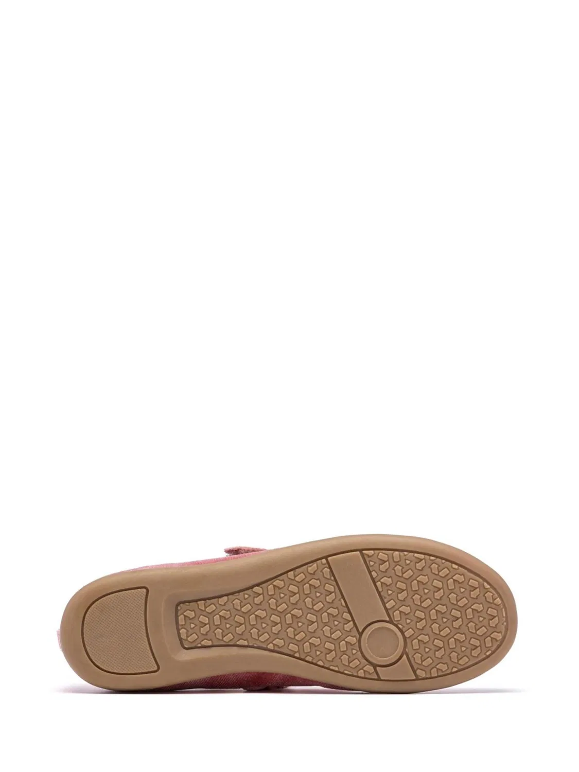 Туфли балетки Clarks Charm Bow, розовый велюр, съемный бант — фото 4