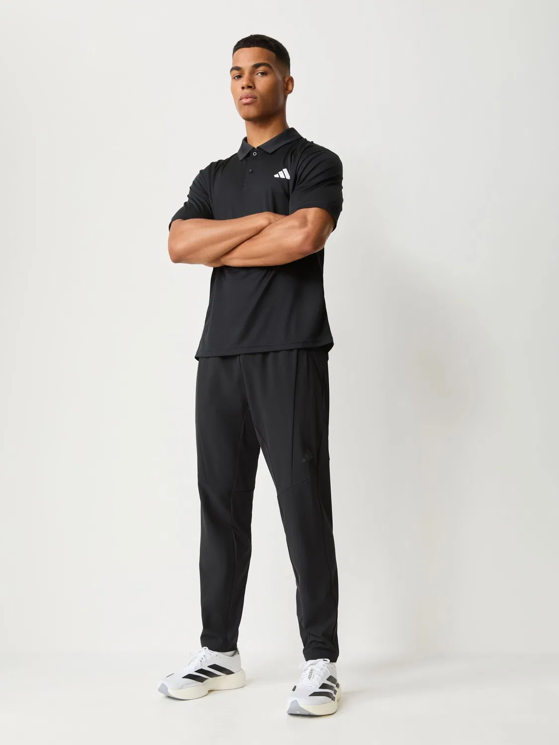 Поло тренировочное Workout Essentials adidas, черный — фото 2