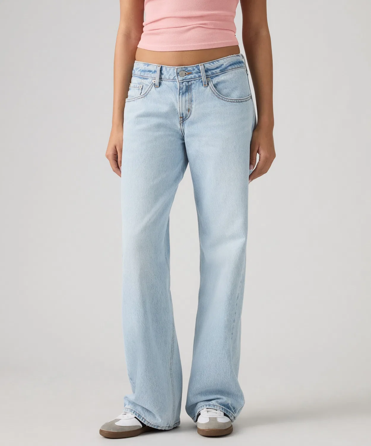 Женские джинсы свободного кроя с низкой посадкой Low Loose Levi's, Light Indigo Blue
