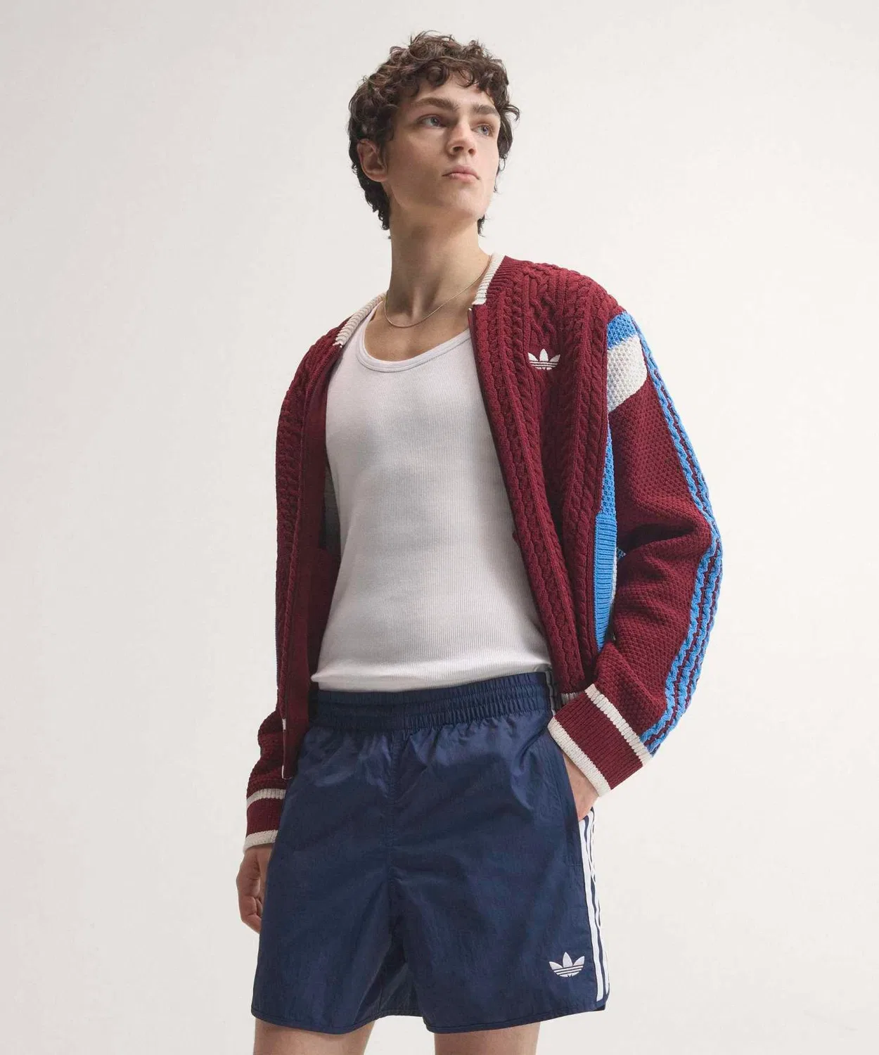 Мужские шорты-спринтер с утяжкой, модель Adidas Originals, Adidas, Blue — фото 2