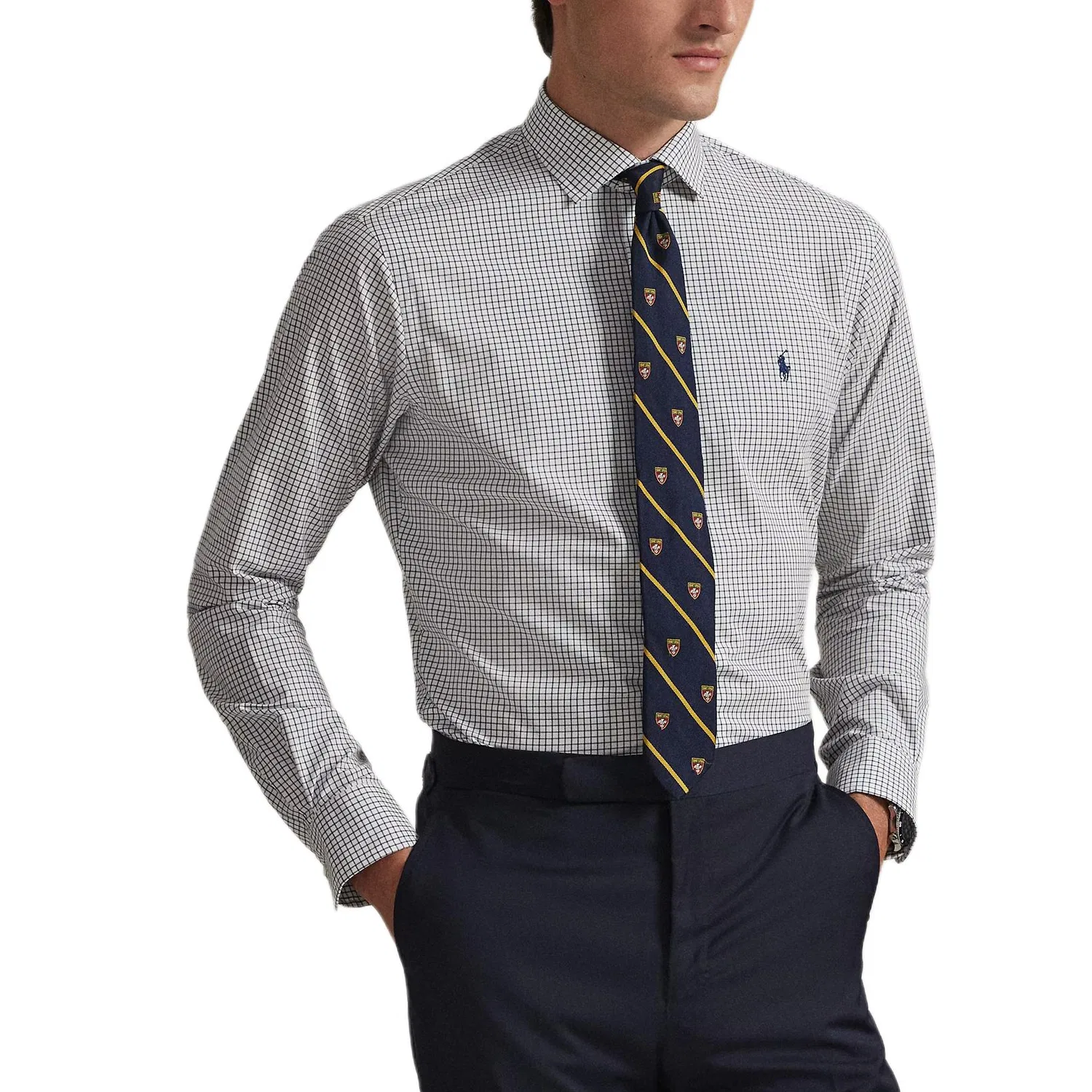 Мужская рубашка Gray Polo Ralph Lauren — фото 3