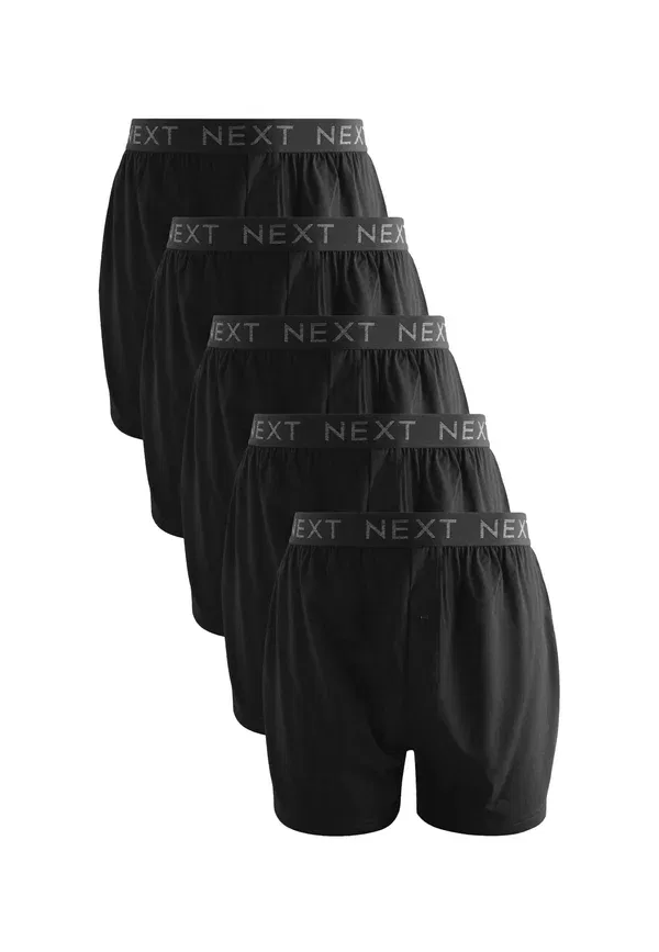 Боксеры из хлопка Regular fit 5 pack Next, черный