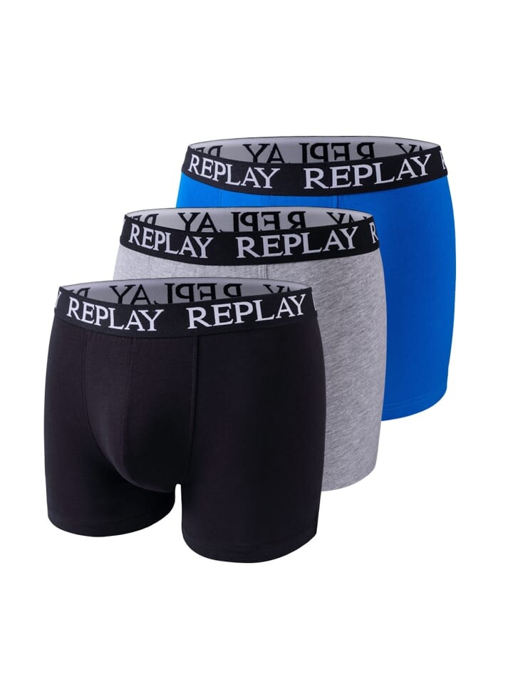 

Боксеры Replay Trunks 3er Pack, разноцветный