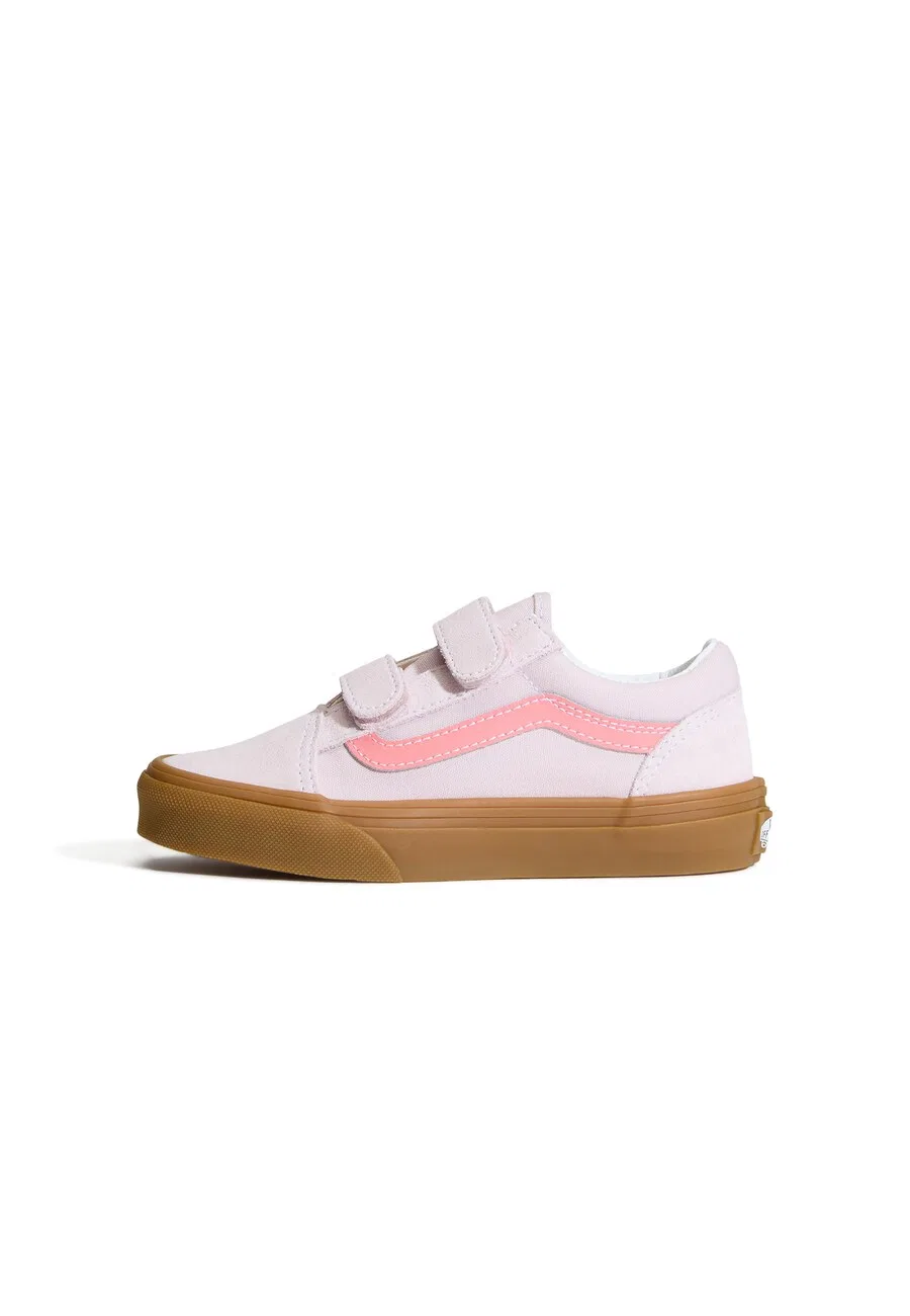 Кроссовки VANS 'Old Skool Hook and Loop' белого цвета