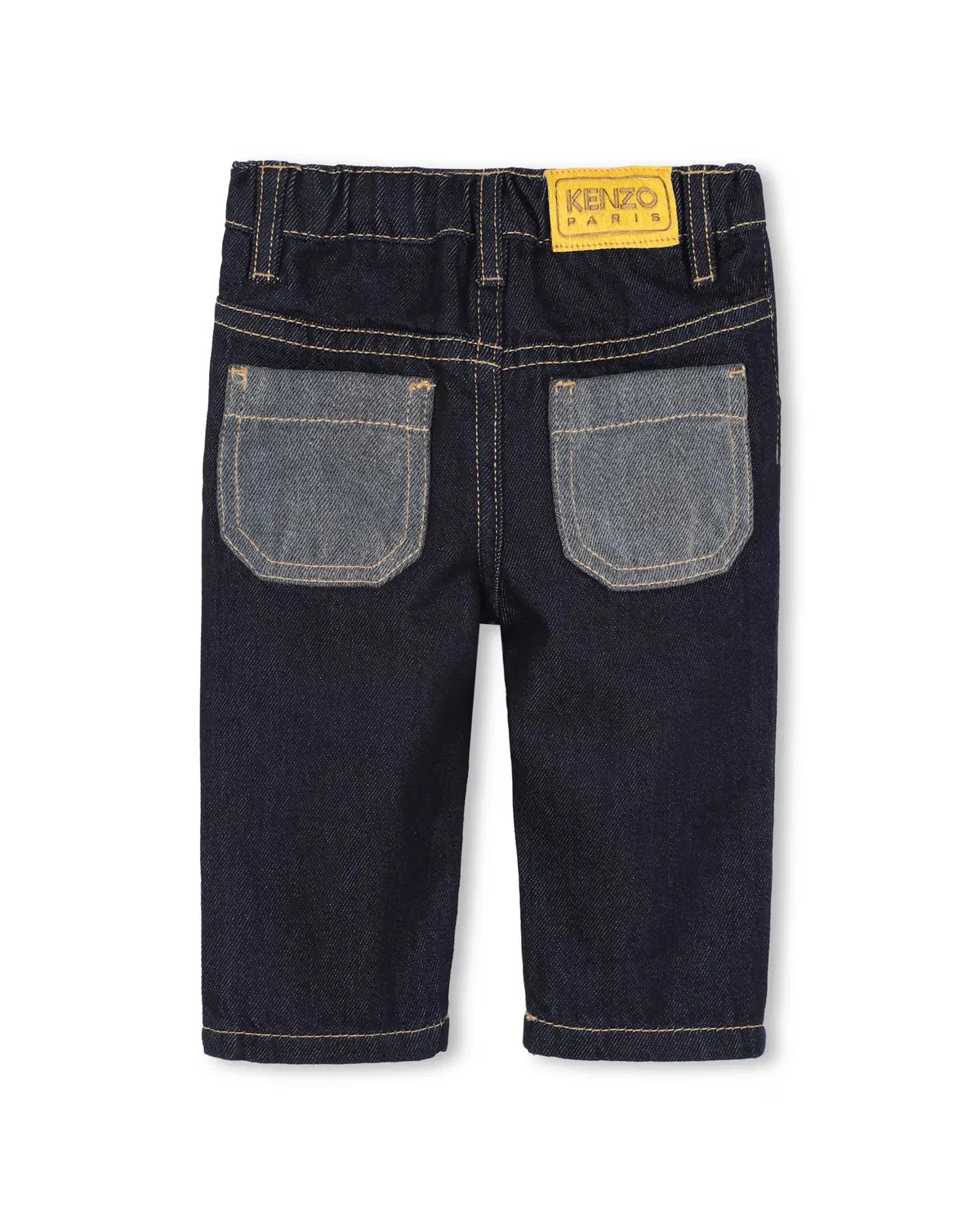 Детские джинсы для мальчиков из хлопка Kenzo Kids, Azul — фото 3